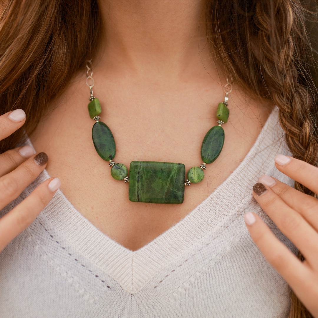 Elegant BC Jade Necklace - Artina's Jewellery