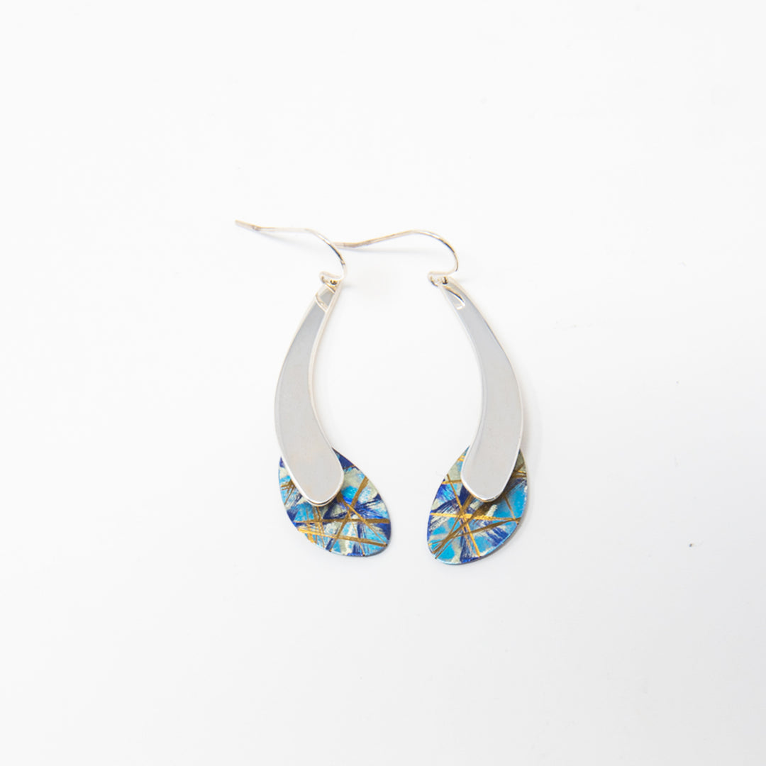 Colour Drop Titanium Earrings