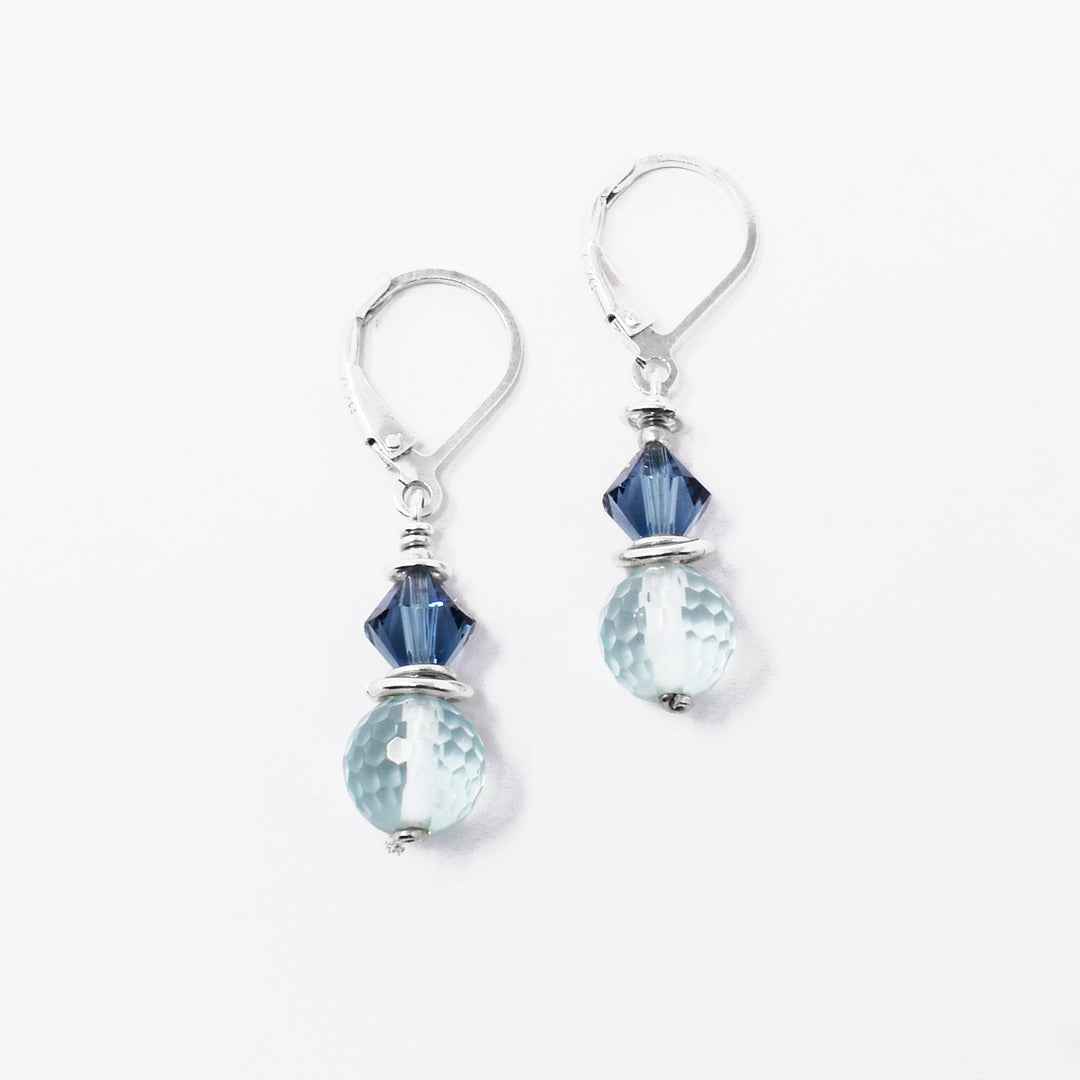 Delicate Blues Dangle Earrings