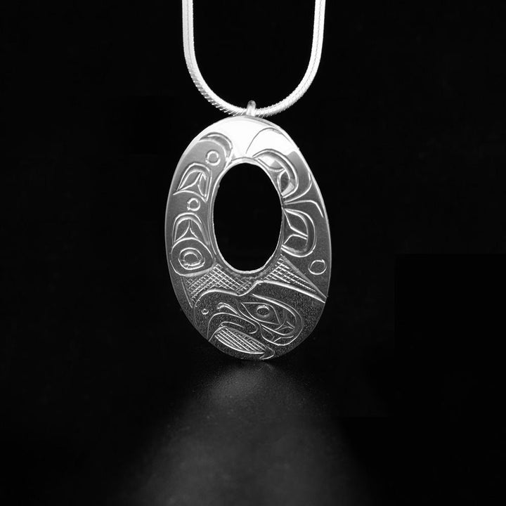 Sterling Silver Eagle Pendant in Various Shapes