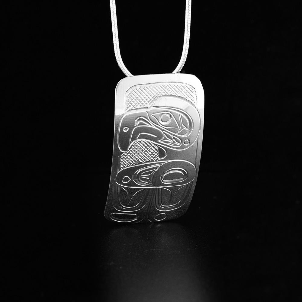 Sterling Silver Eagle Pendant in Various Shapes