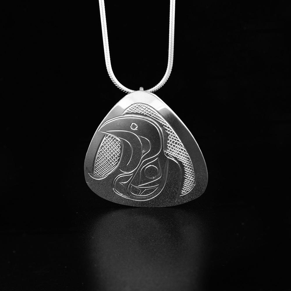 Sterling Silver Eagle Pendant in Various Shapes