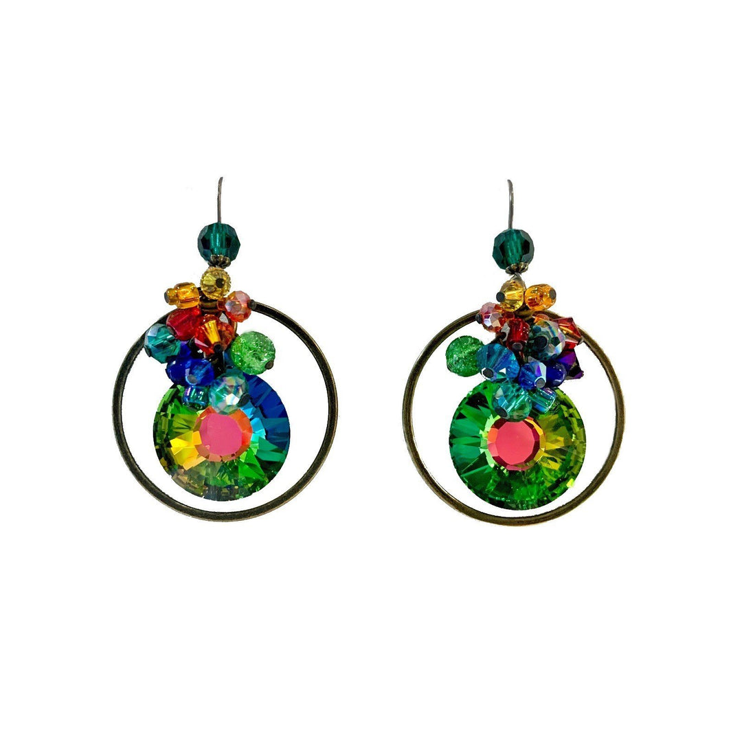 Galaxy Round Earrings