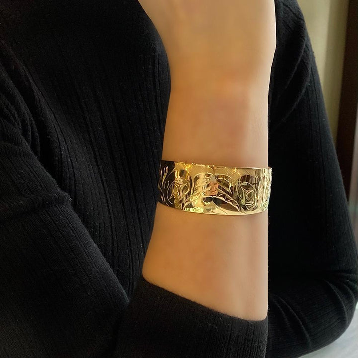 Orca Cuff 14K Gold - James Sawyer