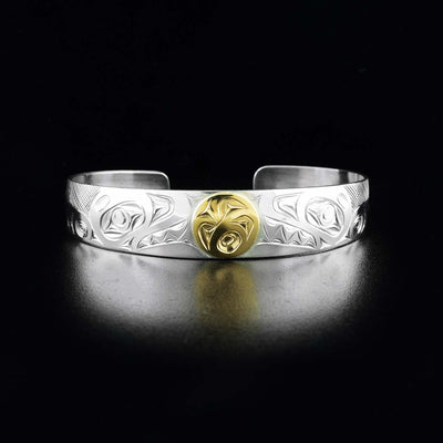 Gold and Silver 1/2" Orca Bracelet