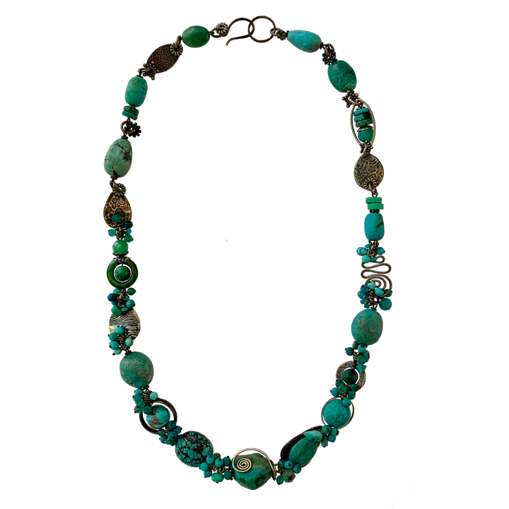 Turquoise Swirl Necklace