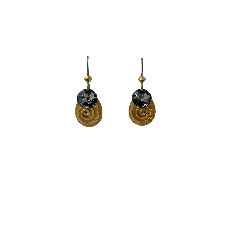 Silver Mist Small Teardrop Earrings