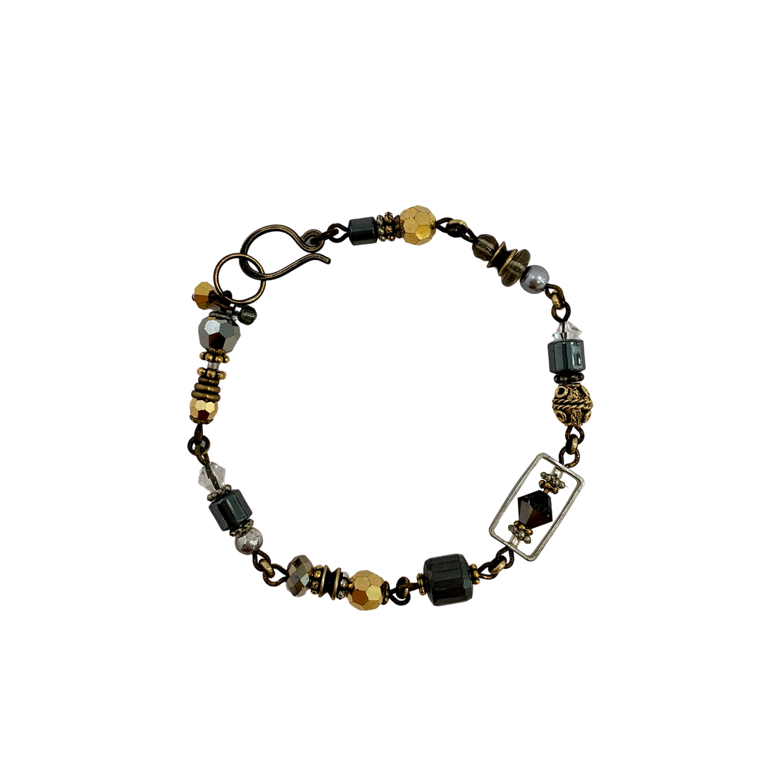 Silver Mist Delica Bracelet