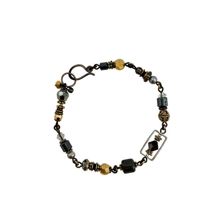 Silver Mist Delica Bracelet