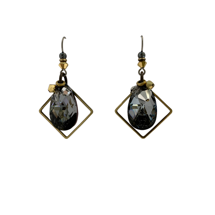 Silver Mist Sparkle Earrings