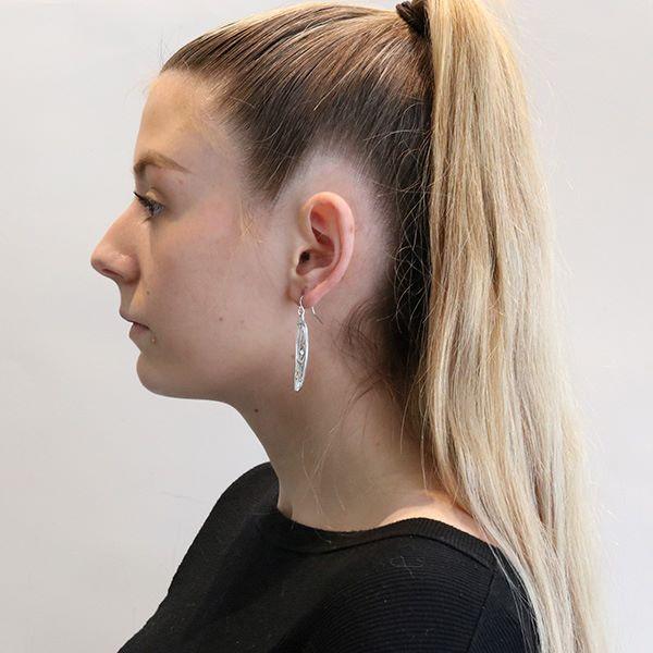 Sterling Silver Raven Feather Earrings - Artina's Jewellery