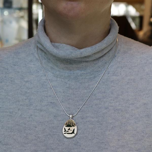 BC Jade Orca Passage Pendant