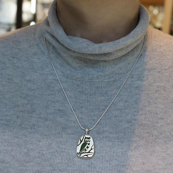 BC Jade Owl Pendant