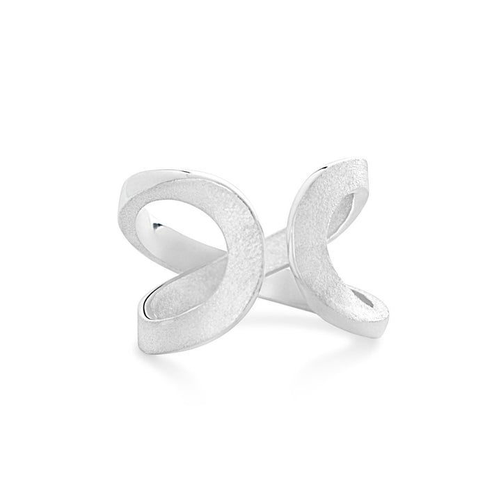 Sterling Silver Infinity Twist Spinning Ring This piece resembles the infinity symbol that celebrates eternal friendships that are as beautiful as the infinity symbol.