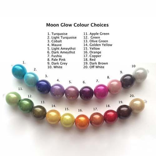These stacker moon glow bead hoop earrings come with several colorful beads and hoops that you can customize with the beads.