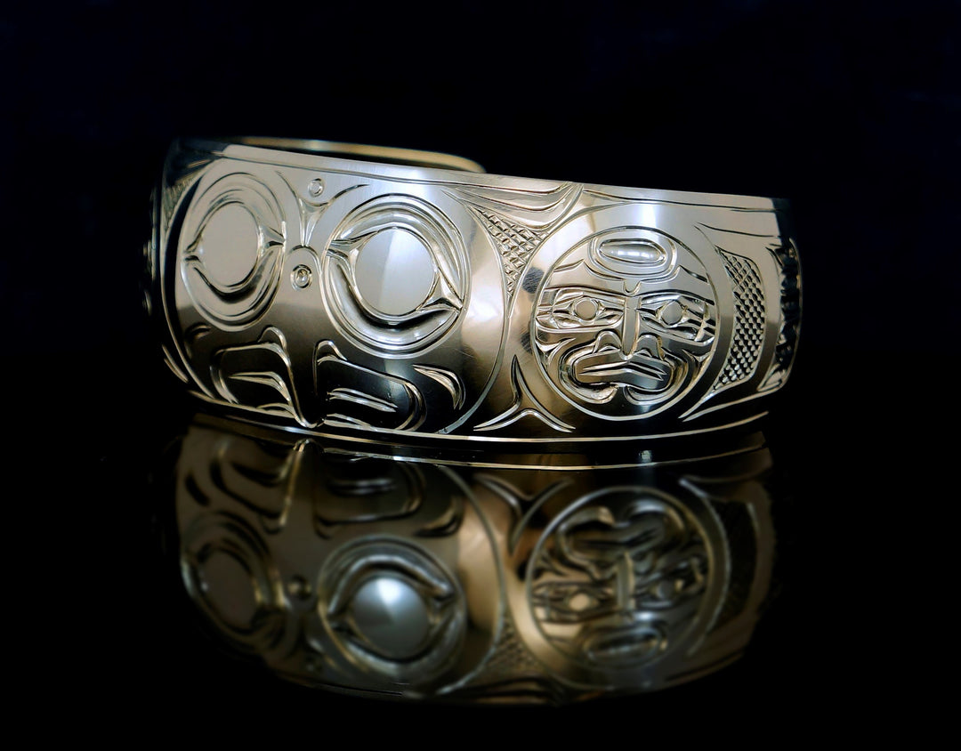 Sterling Silver 1" Owl Bracelet - Artina's Jewellery