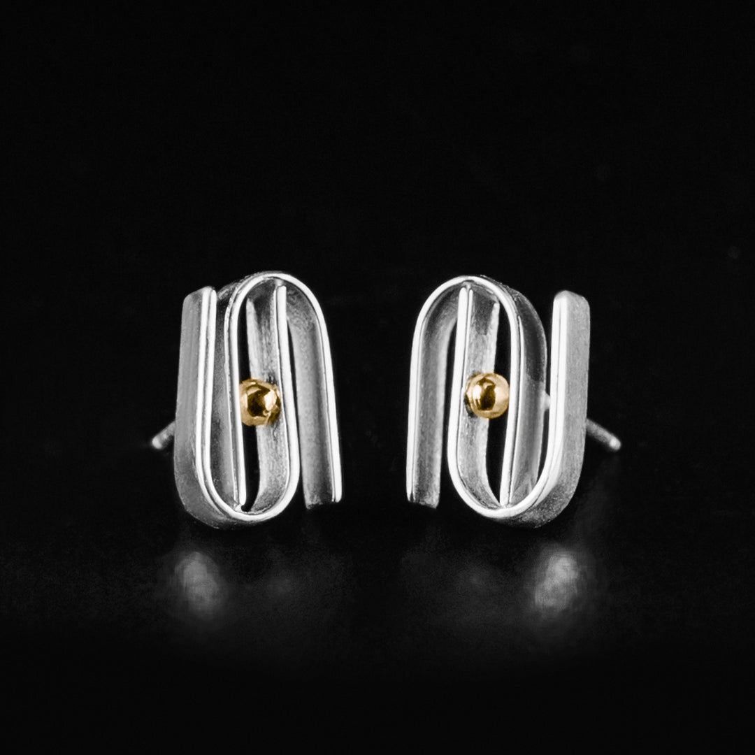 Funky stud earrings hot sale