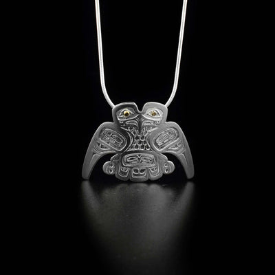 Silver and Gold Owl Pendant
