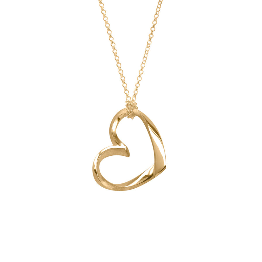 Small Open Heart Necklace