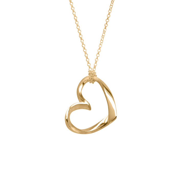 Small Open Heart Necklace