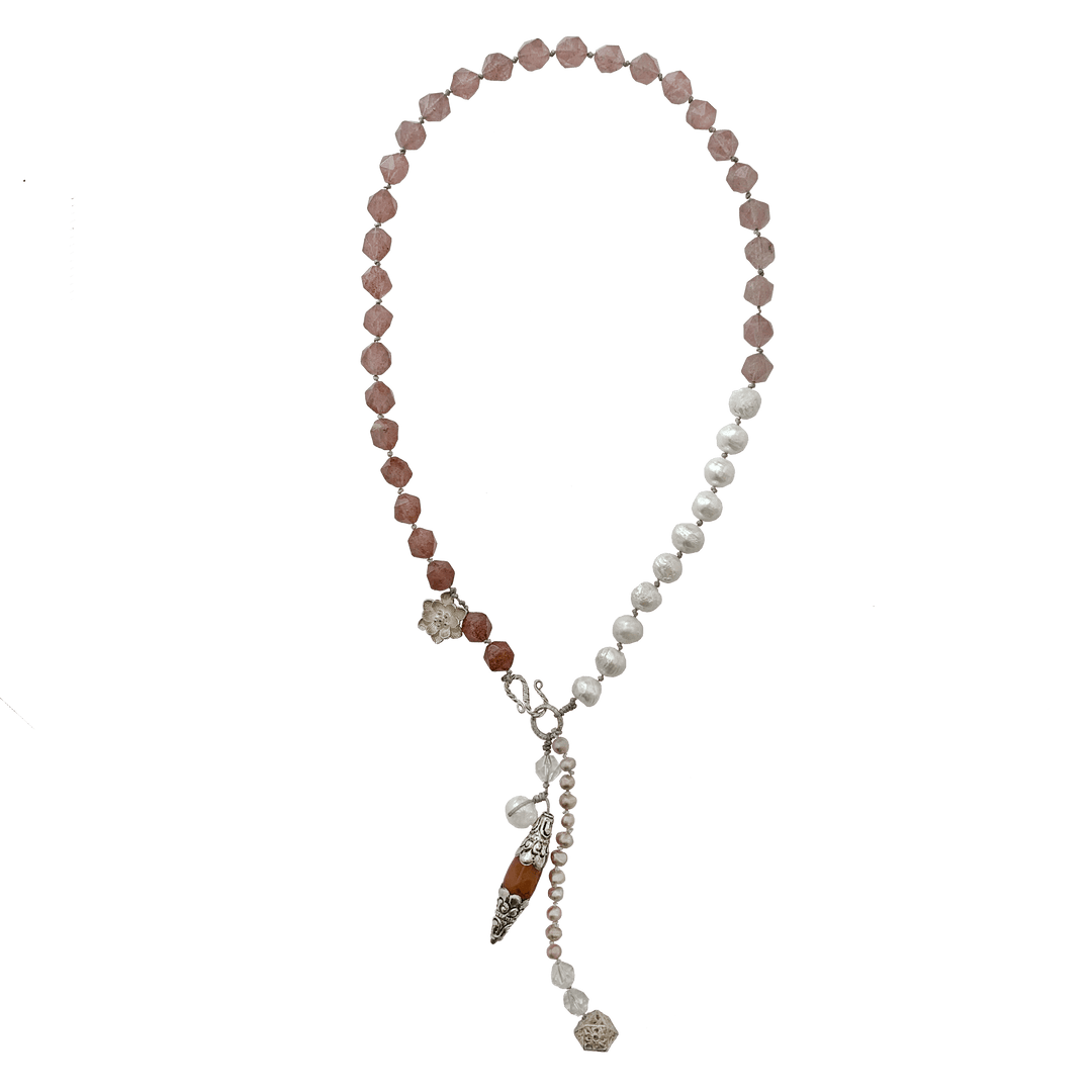 Strawberry Quartz Necklace