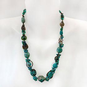 Turquoise Swirl Necklace