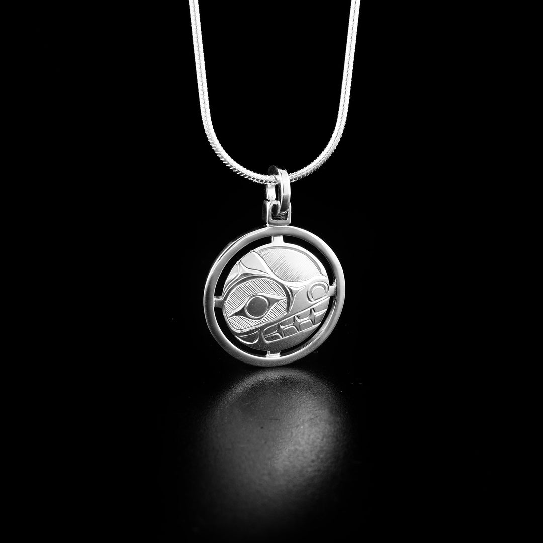 Sterling Silver Bear Rail Pendant