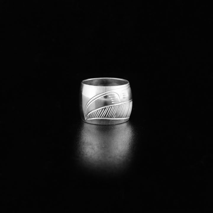 Sterling Silver Feather Spirit Bead
