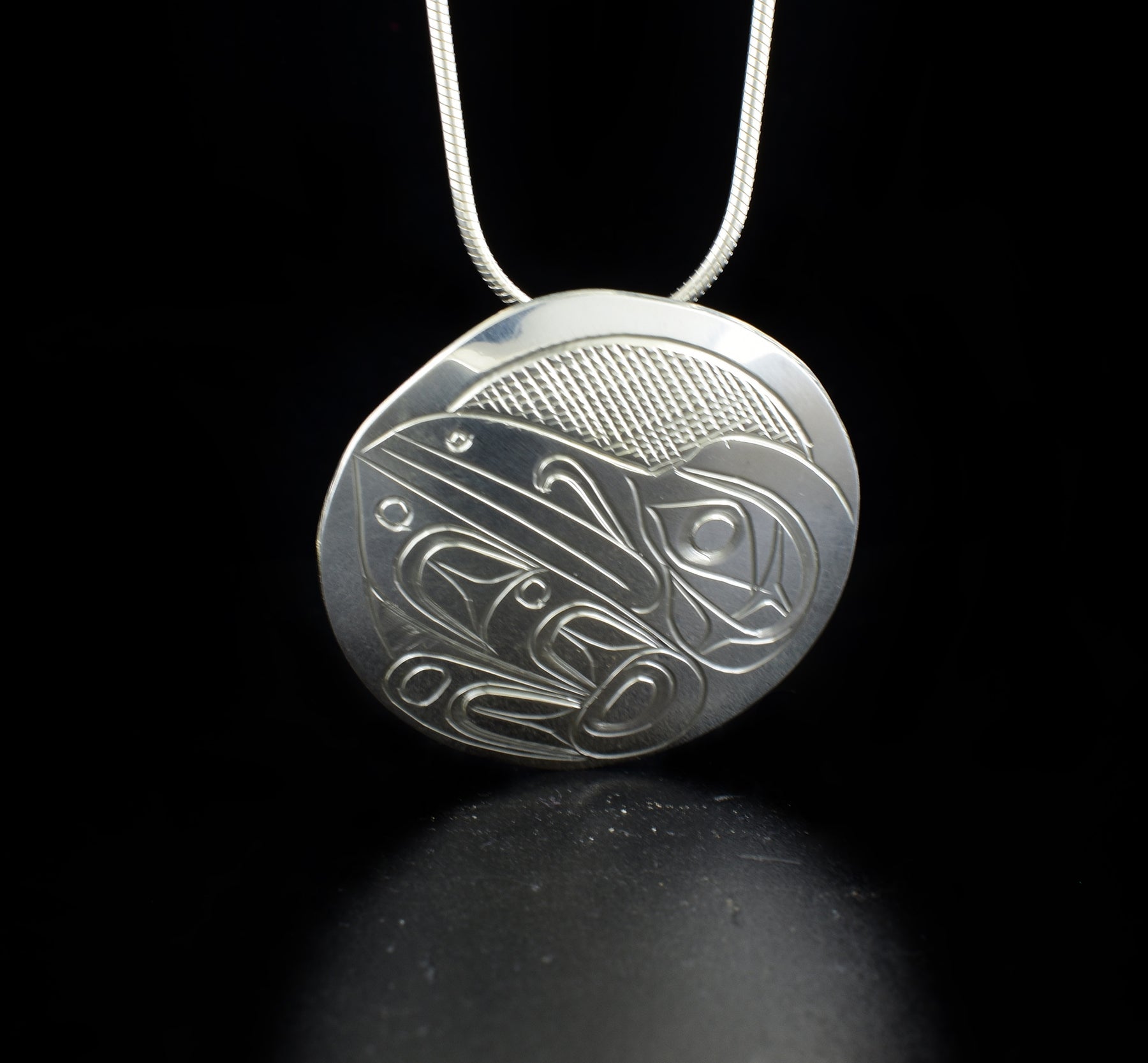 Sterling silver raven pendant clearance