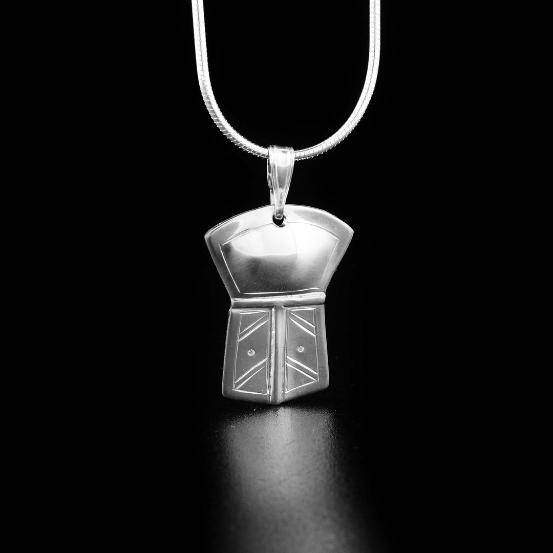 Sterling Silver Small "Copper" Sheild Pendant