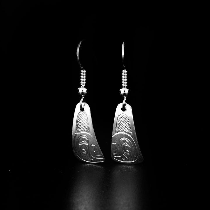Sterling Silver Tapered Eagle Mini Dangle Earrings