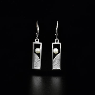 Sterling Silver Window Earrings