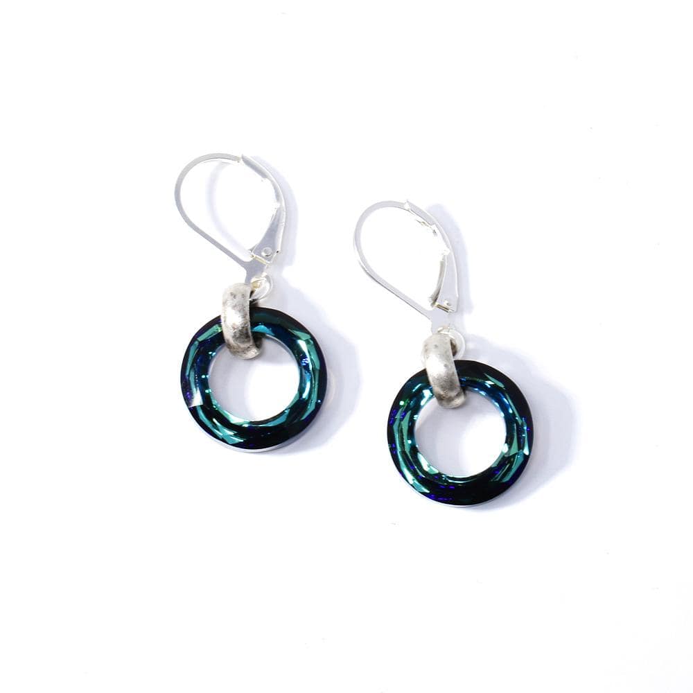 Swarovski Crystal Ring Earrings by artist Karley Smith.