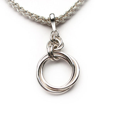 Uber Love Knot Pendant with Small Bail