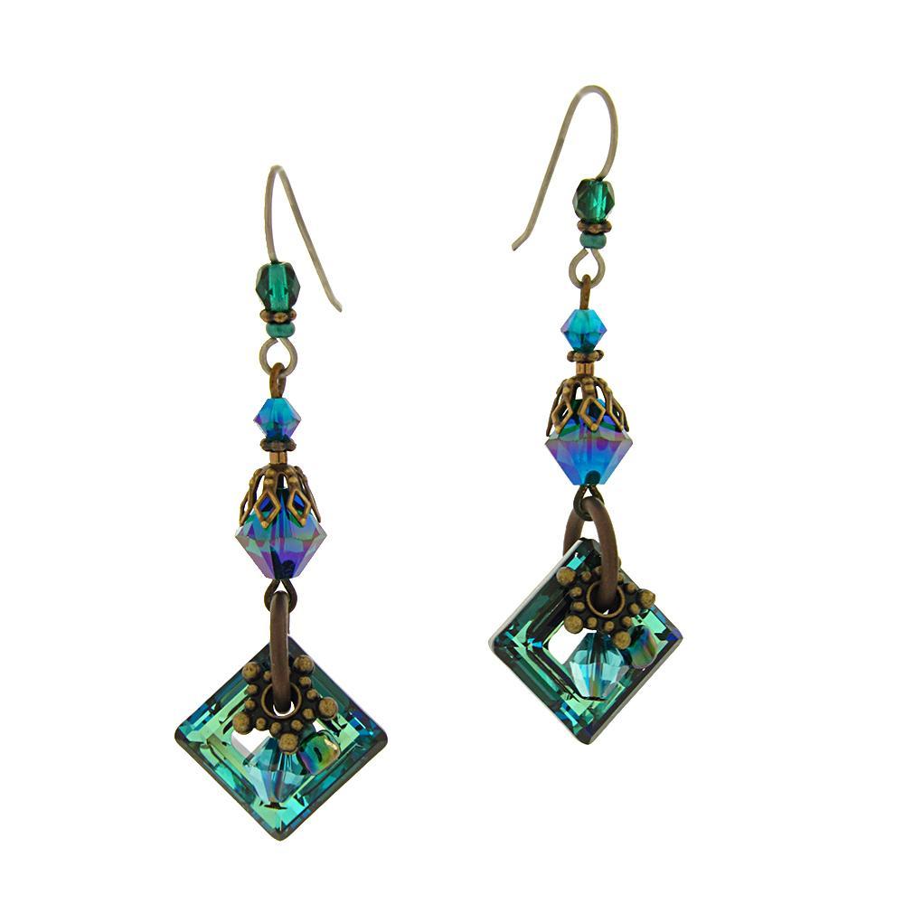 Atlantis Green Earrings