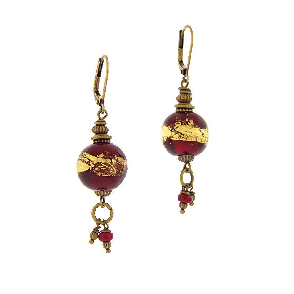 Chinatown Lampworked Glass Earrings