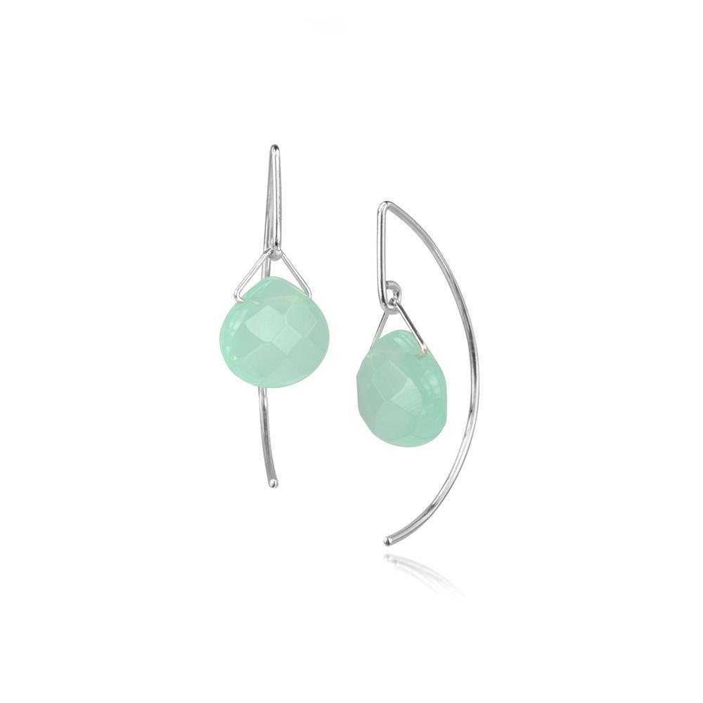 Ocean Quartz Lantern Earrings