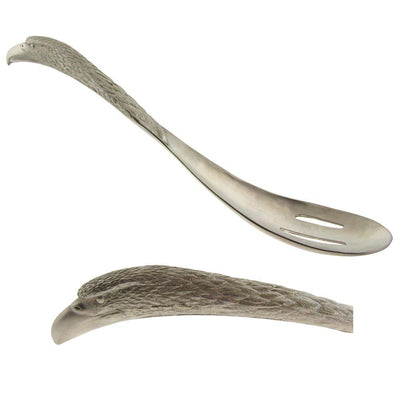 Eagle Pewter Slotted Spoon