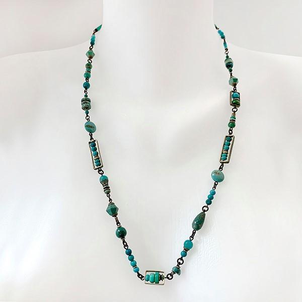 Turquoise Delica Necklace